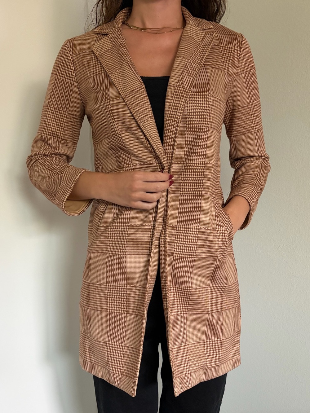 Brown Blazer Coat